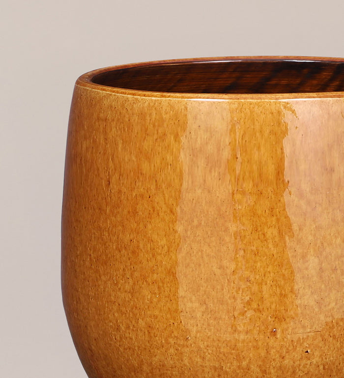 Ochre Plant Pot 14cm