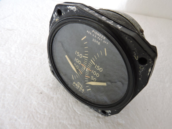 Oil Pressure, Dual, Supercharger Sump, Bendix Magnesyn, C-121 Lockheed Constellation