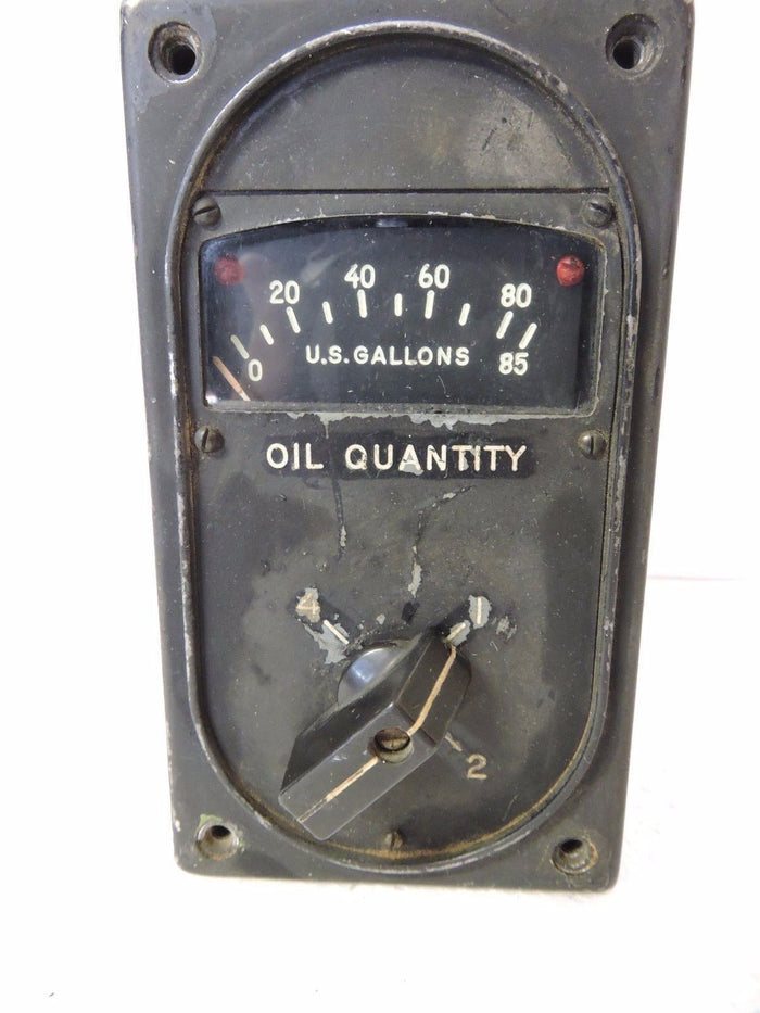 Oil Quantity Indicator, 4 Tank Selector, Liquidometer, EA-48-16 B-29