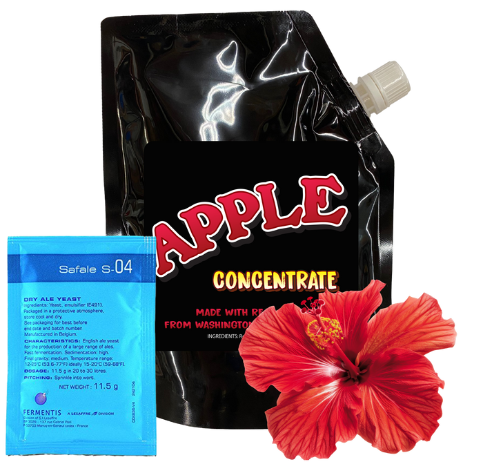 One Gallon Hard Hibiscus Apple Cider Refill Kit