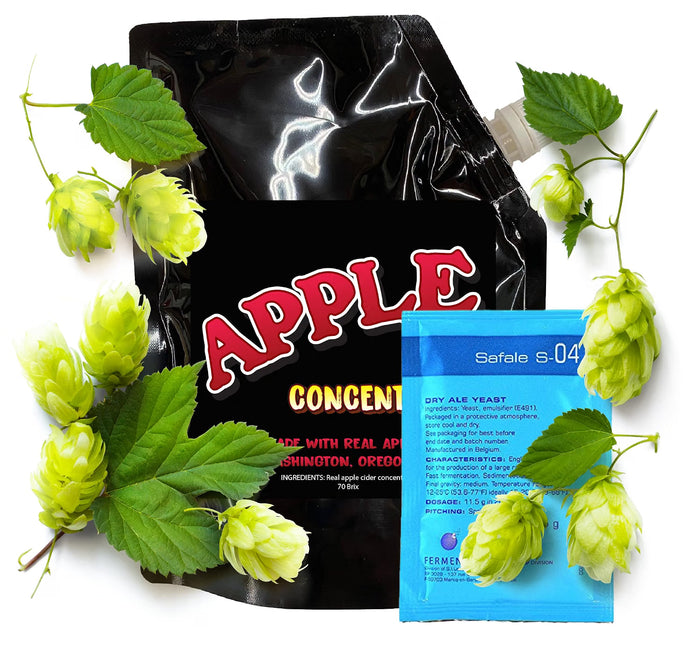 One Gallon Hard Hopped Apple Cider Refill Kit
