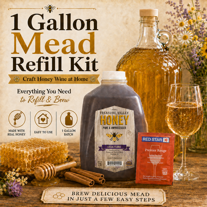 One Gallon Spiced Honey Mead Recipe Refill Kit