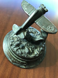 P-26 Peashooter Aircraft Bronze Statue, Seattle Souvenir