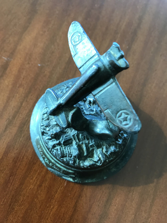 P-26 Peashooter Aircraft Bronze Statue, Seattle Souvenir