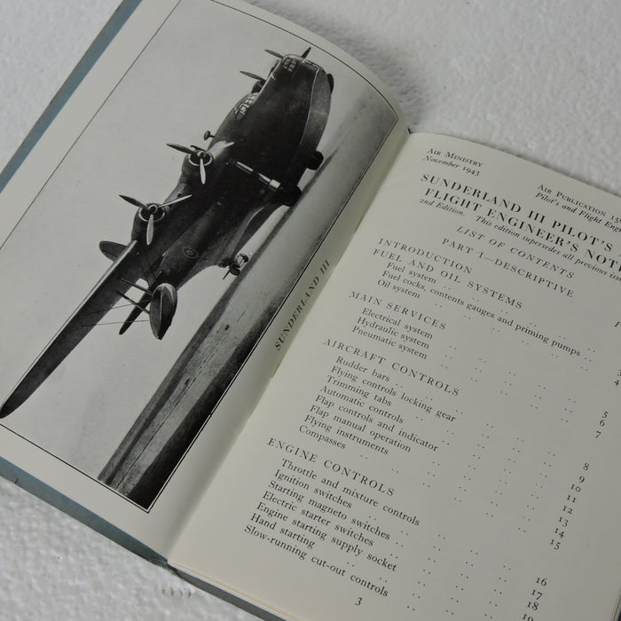 Pilot's and Flight Engineer's Notes Short Sunderland III, 2nd Ed, AP1566C-PN
