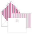 pink floral monogram | stationery gift set