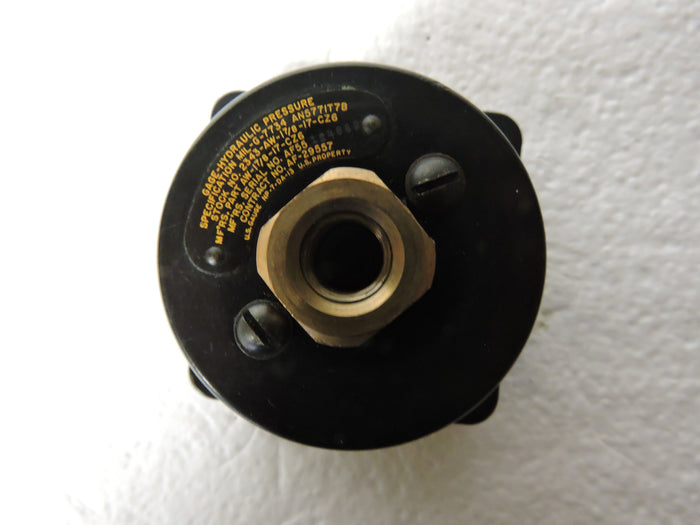 Pressure Gauge, 5000PSI, PN AW-1 7/8-17CZ6, AN-5771 MIL-G-7734, US Navy