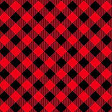 Priscilla's Pretty Plaids 9300-89  Red and Black Buffalo Check