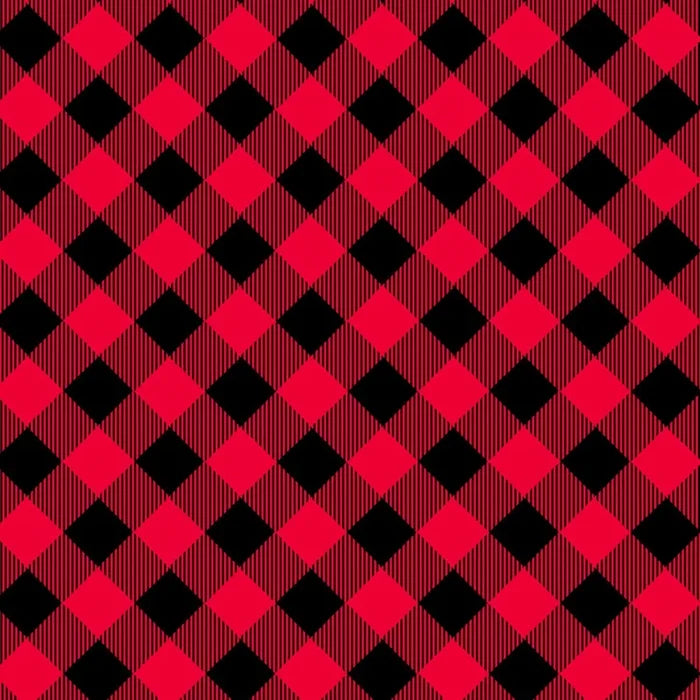 Priscilla's Pretty Plaids 9300-89  Red and Black Buffalo Check