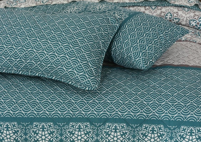 Quilted Comforter Set 6 Pcs Design 875 - Nishat Creative Store