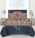 Quilted Comforter Set 6 Pcs Design 876 - Nishat Creative Store