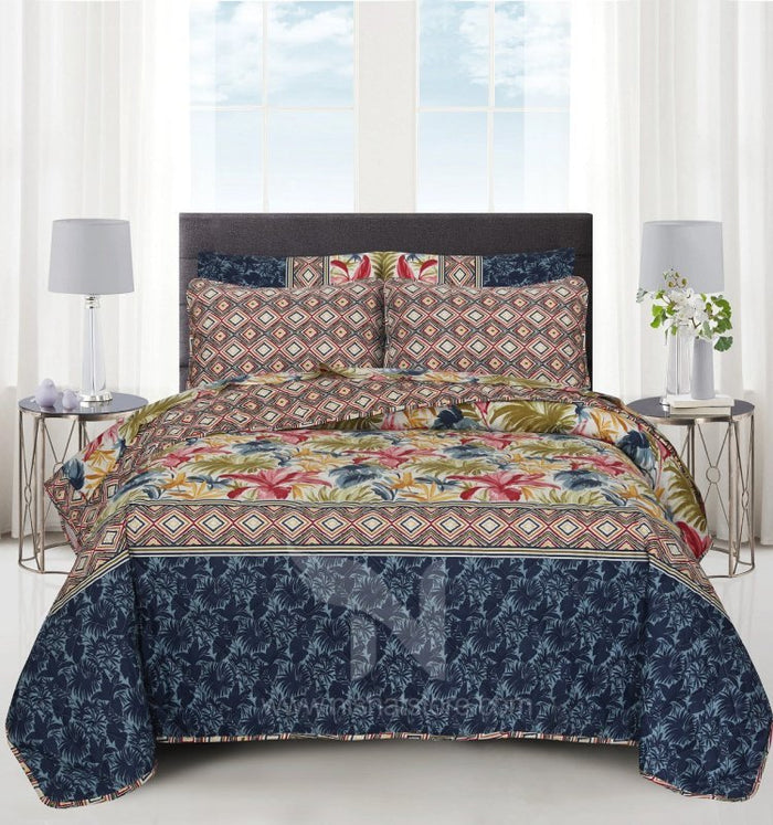 Quilted Comforter Set 6 Pcs Design 876 - Nishat Creative Store
