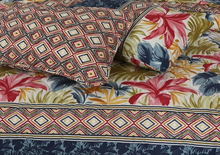 Quilted Comforter Set 6 Pcs Design 876 - Nishat Creative Store