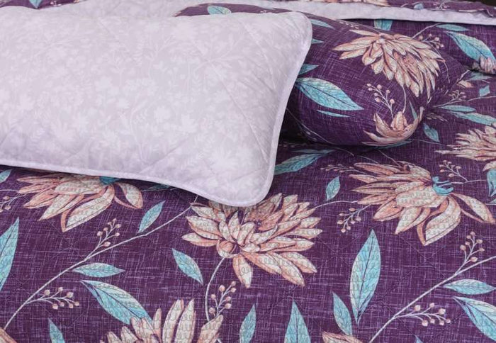 Quilted Comforter Set 6 Pcs Design 877 - Nishat Creative Store