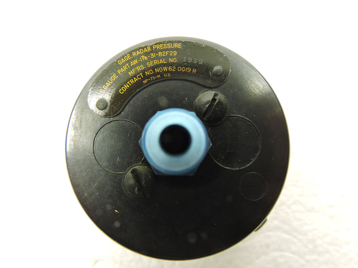 Radar Pressure Indicator, 0-25 PSI ABS, AW 1 7/8-31-B2F29