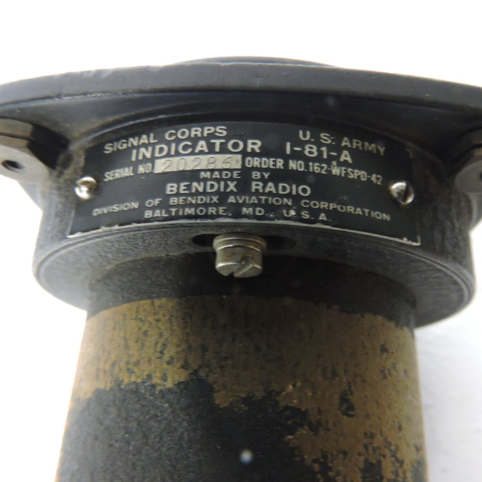 Radio Compass Indicator I-81-A, Bendix, of SCR-269-G and AN/ARN-7