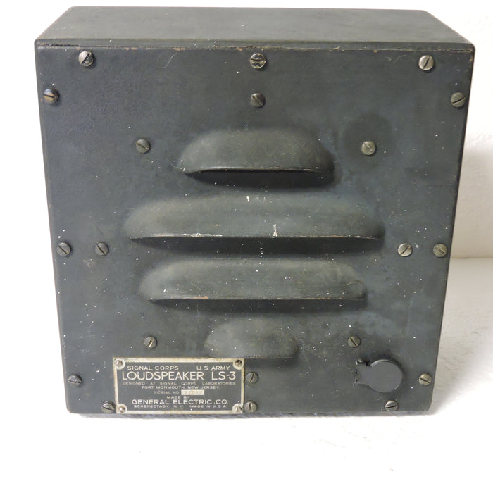 Radio Loudspeaker LS-3, Signal Corps US Army