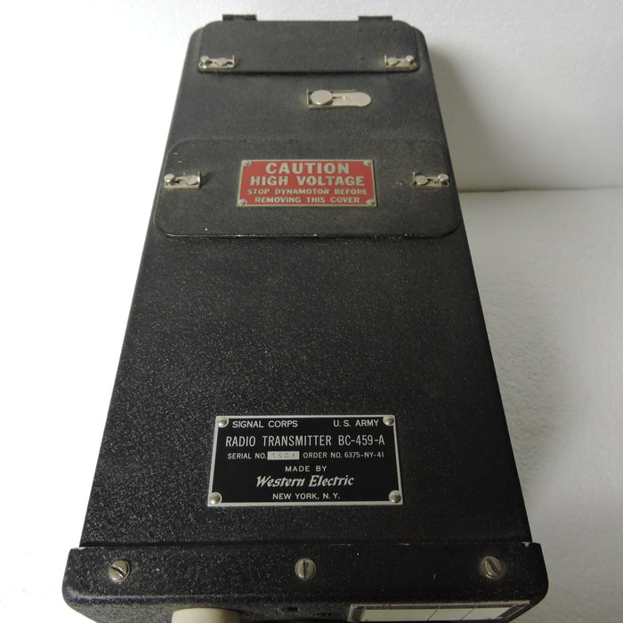 Radio Transmitter BC-459-A, of US Army Air Force & Navy SCR-274N, AN/ARC-5 Command Sets