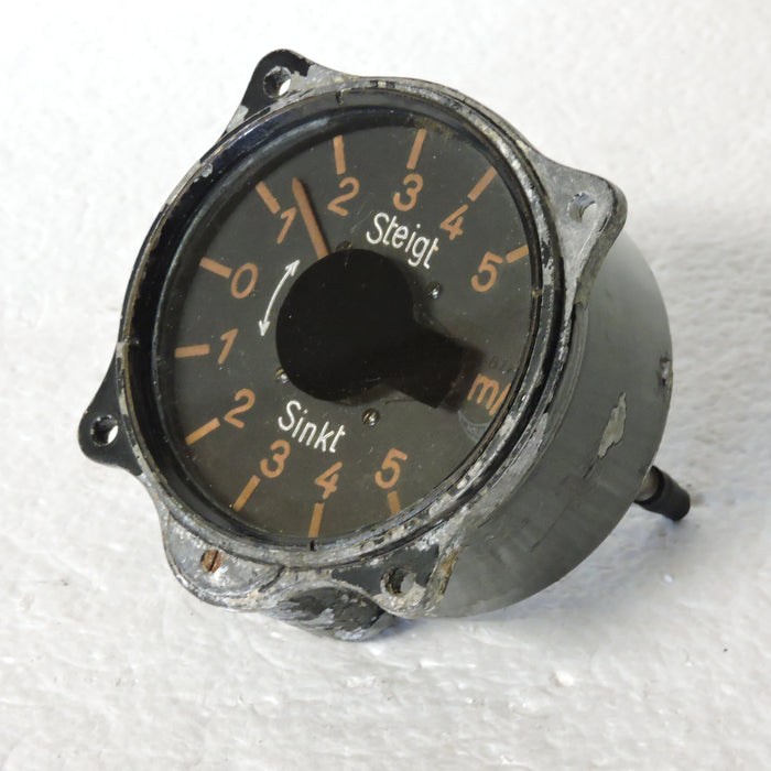 Rate of Climb / Vertical Speed Indicator, 5 M/S, Luftwaffe Variometer