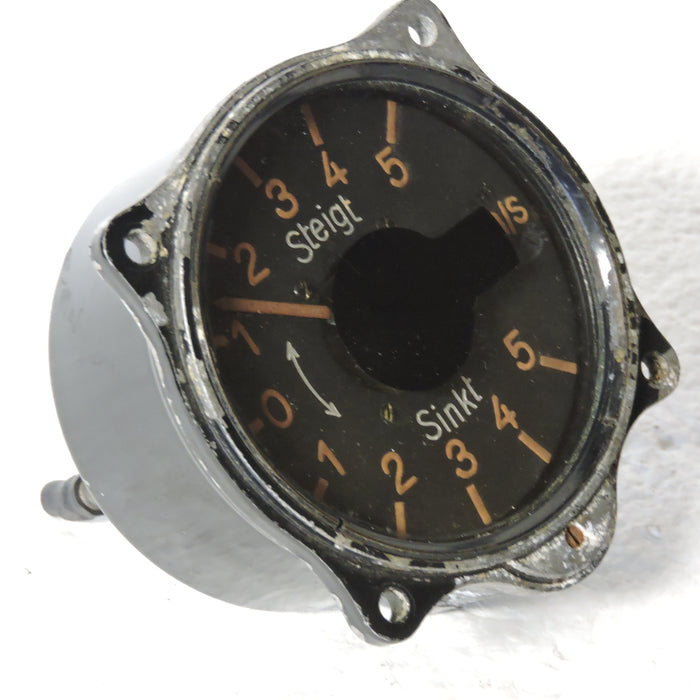 Rate of Climb / Vertical Speed Indicator, 5 M/S, Luftwaffe Variometer