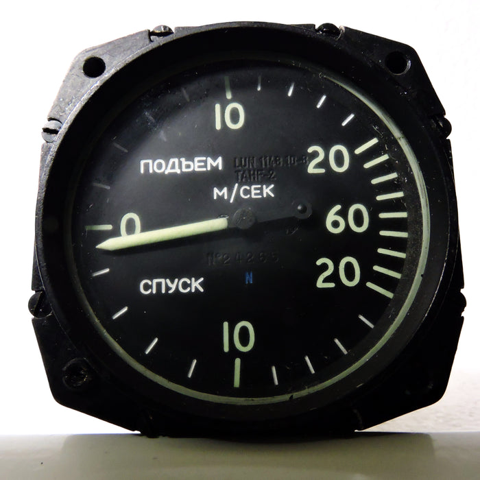 Rate of Climb / Vertical Speed Indicator, USSR 60 meters/second