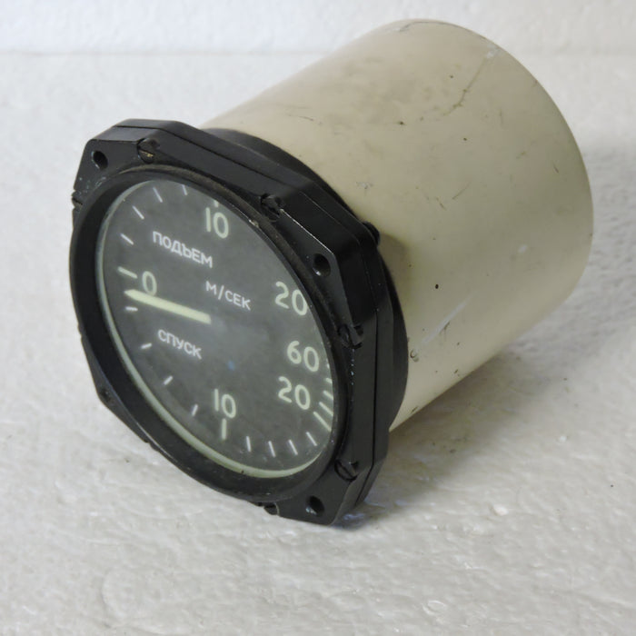 Rate of Climb / Vertical Speed Indicator, USSR 60 meters/second