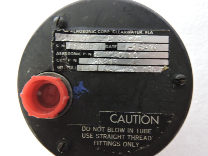 Rate of Climb/Vertical Air Speed Indicator 0-6000 Ft/Min Aerosonic RC60V10 for Cessna