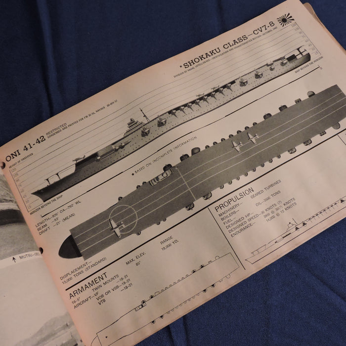 Recognition Manual, Naval Vessels, FM 30-50, 1943