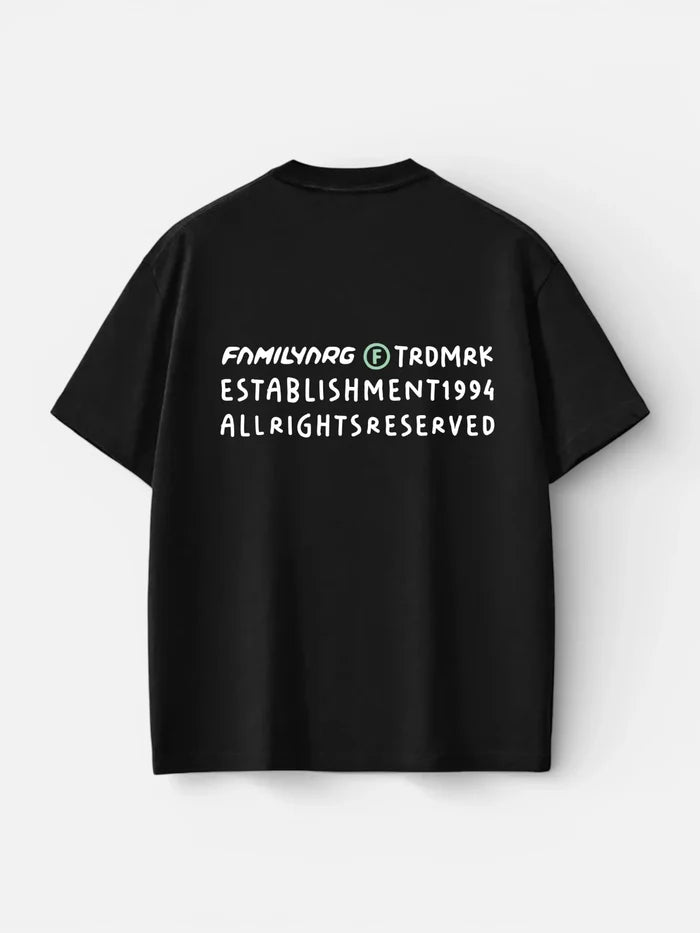Remera Familyarg All Rights SMK Negro