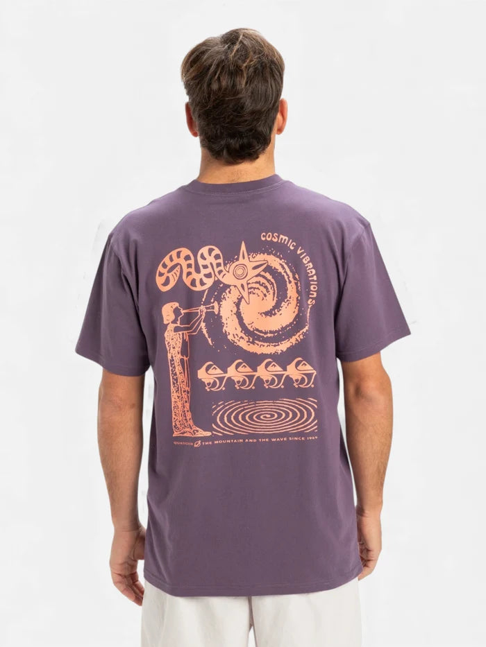 Remera Quiksilver Cosmic Vibrations Violeta