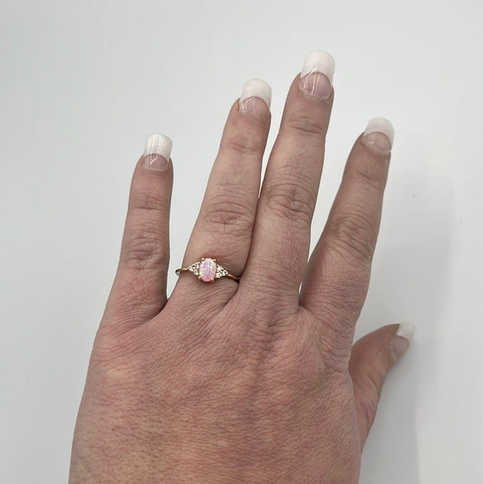Ring Pink Opal SRS583