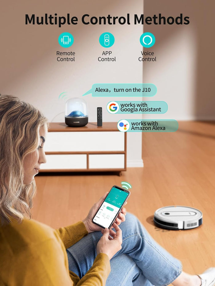 Robot Vacuum and Mop - 4000Pa Powerful Suction