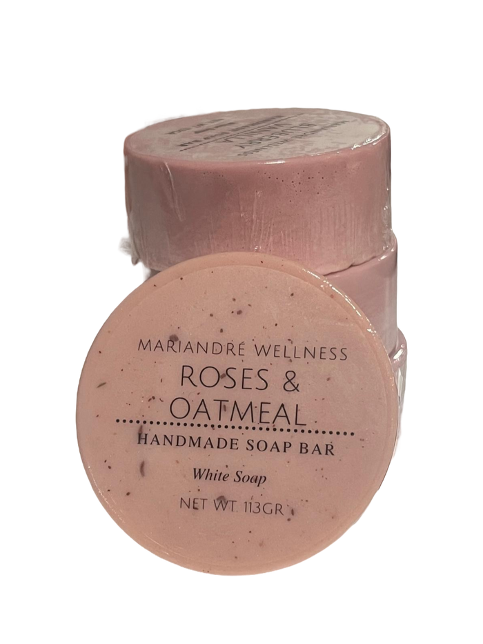 Roses & Oatmeal Glycerin Soap Bar