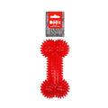 Rubber Spiked Bone Red
