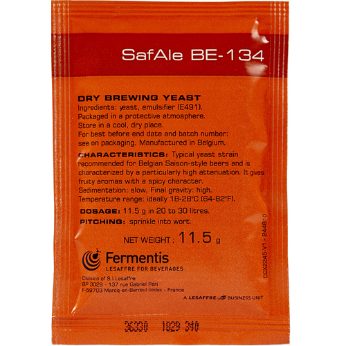 Safale BE-134 Belgian Ale Yeast