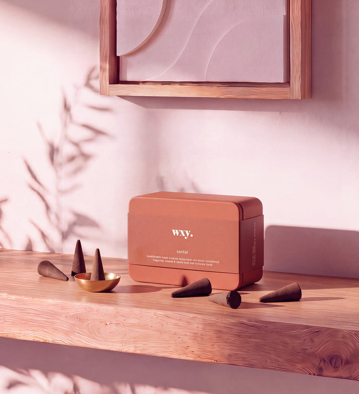 Santal Incense Cone Box