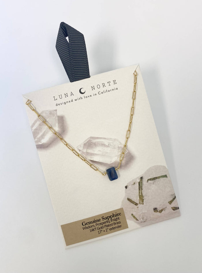 September Birthstone Necklace