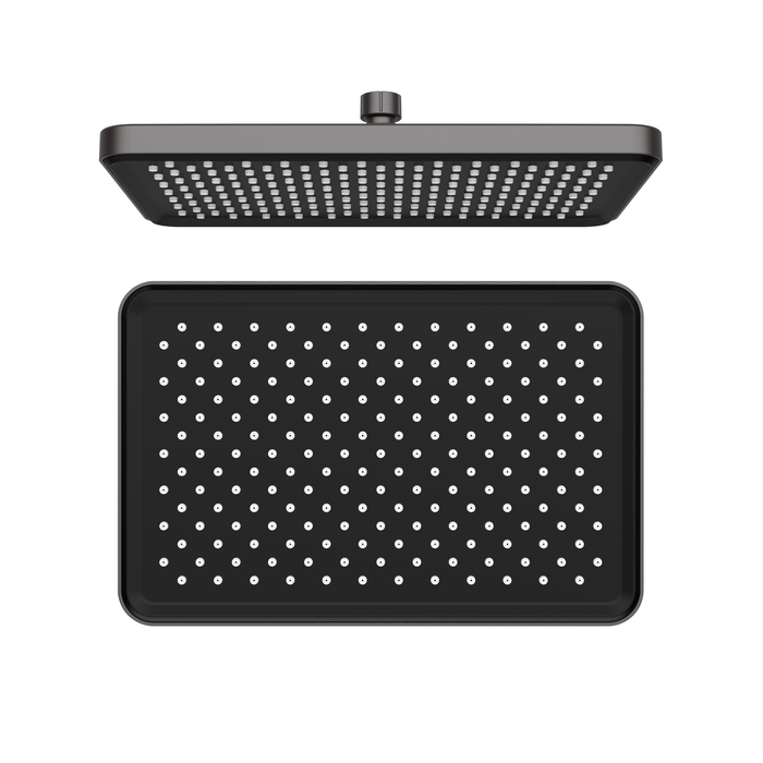 Shower Head Gun Metal Large - Premium Gun Metal Shower Head Pakistan - Aqua Bath