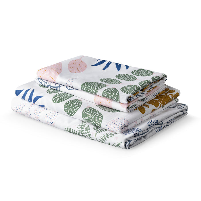 Sleep Basic Bed Linens 3 Piece Fitted Set