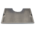 Stainless Steel Drip Tray 12" x 7" w/ Tower Cutout