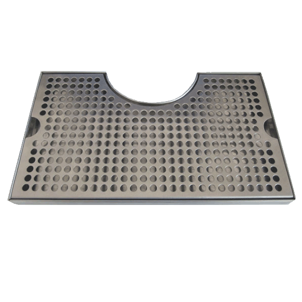 Stainless Steel Drip Tray 12" x 7" w/ Tower Cutout