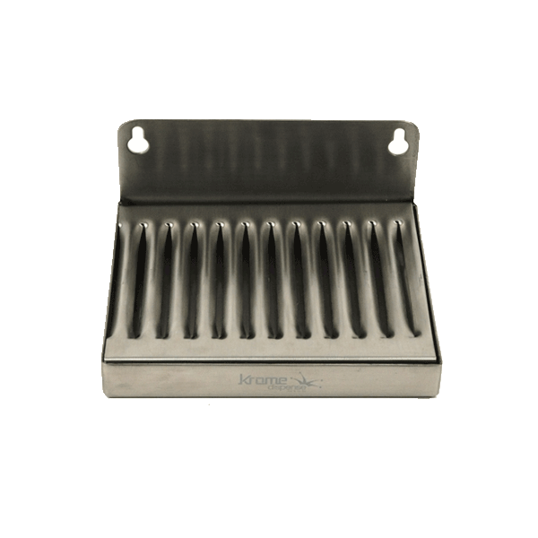 Stainless Steel Drip Tray 4" x 6" Wall Mount