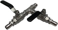 Stainless Steel Quick Disconnect Ball Valve Fermenter CIP Yeast Dump