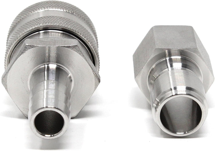 Stainless Steel Quick Disconnect Set 1/2" FPT