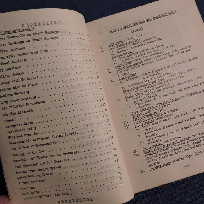 Standardization Handbook for B-17 Pilots, US Second Air Force 1944