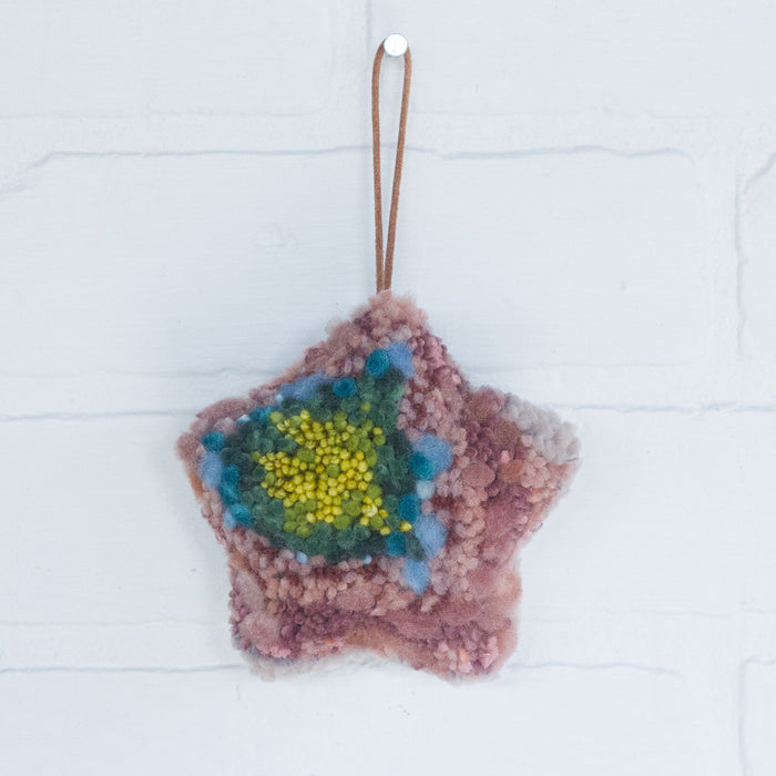 Star Puff Ornament | Pink Rainbow 2