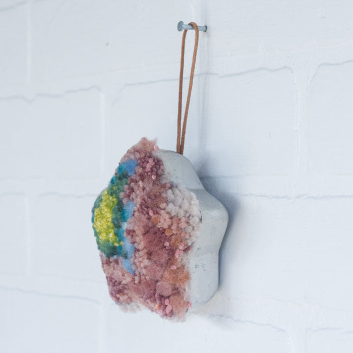 Star Puff Ornament | Pink Rainbow 2