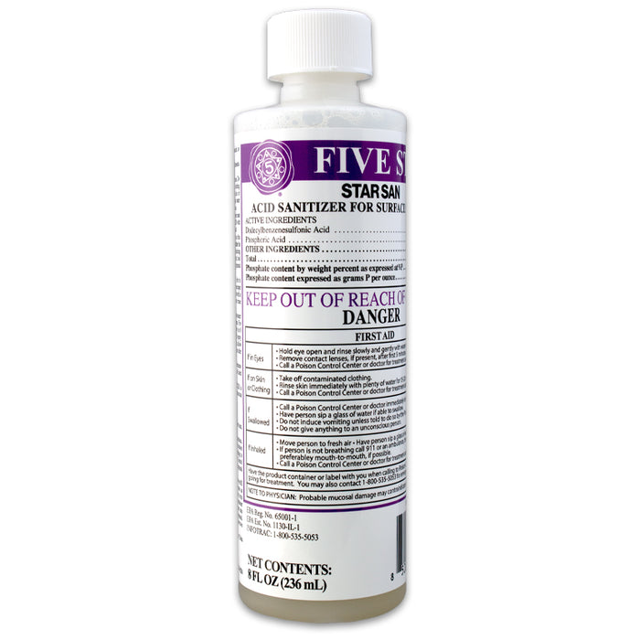 Star San Sanitizer | Acid-Based Sanitizer | High Foaming | Flavorless, Odorless, & Non-Toxic