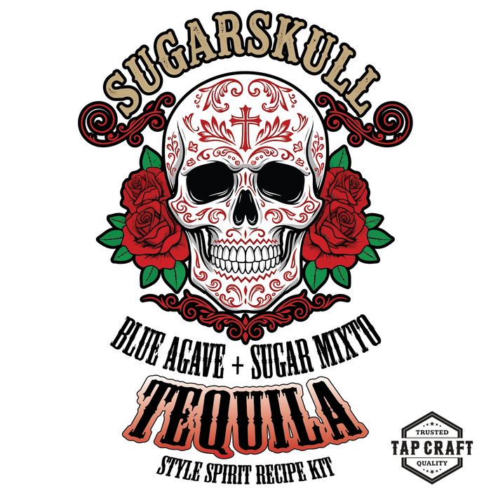 SUGARSKULL Tequila Style Recipe Kit – 5 Gallon Mixto Agave Mash