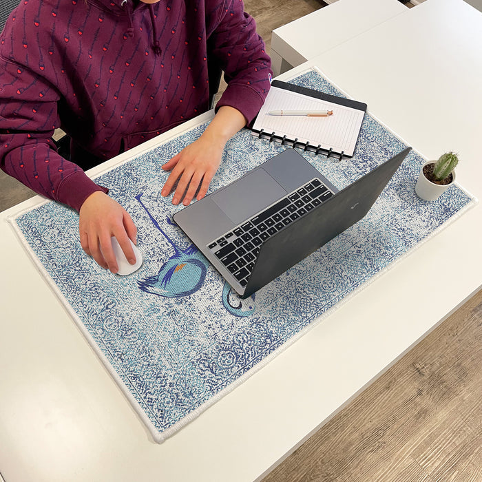 Sussexhome Florida Design Large Mouse Pad for Desk - Cotton Mousepad for Desktop, Table, Office Desk Pad- 20" x 31.5"